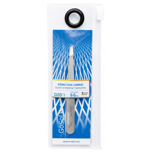 GöSol Pro Eğimli Kaş Cımbızı 9,6 cm - GöSol