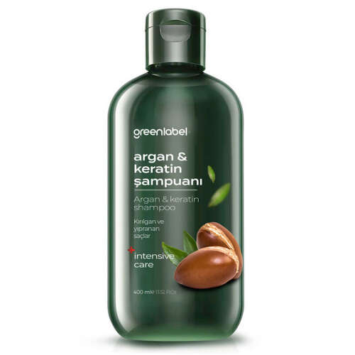 Greenlabel Argan ve Keratin Şampuanı 400 ml - Greenlabel