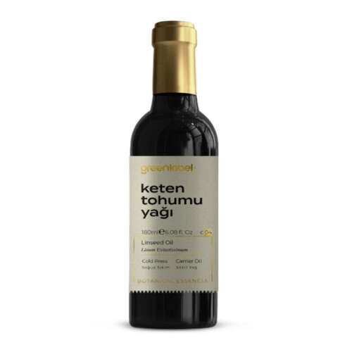 Greenlabel Keten Tohumu Yağı 180 ml - Greenlabel