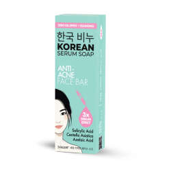 Greenlabel Korean Serum Soap Cica Anti Acne Face Bar 3x60 gr - 2