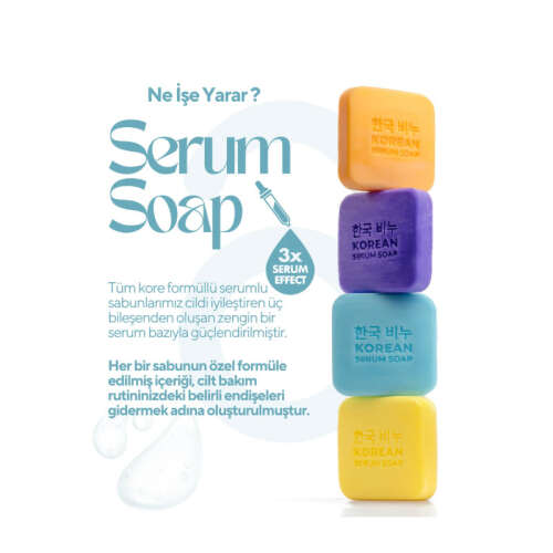 Greenlabel Korean Serum Soap Kojic Acid Face Bar 3x60 gr - 2