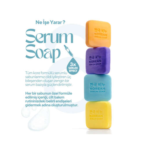 Greenlabel Korean Serum Soap Vitamin Day Face Bar 3x60 gr - 2