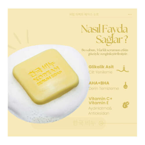 Greenlabel Korean Serum Soap Vitamin Day Face Bar 3x60 gr - 3