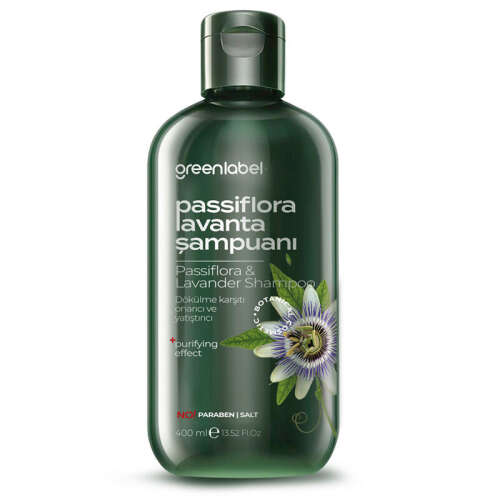 Greenlabel Passiflora ve Lavanta Yağı Şampuanı 400 ml - Greenlabel