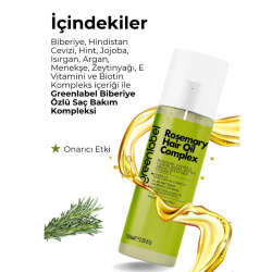Greenlabel Rosemary Biberiye Özlü Saç Bakım Kompleksi 100 ml - 2