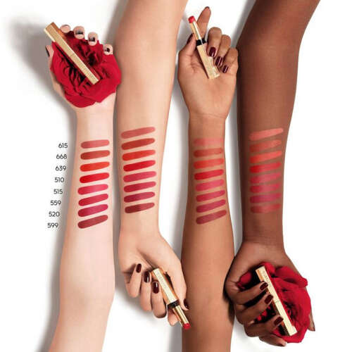 Guerlain KissKiss Blur Matte Lips 615 Orange Blossom - Orange Nude - 4