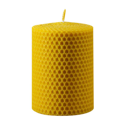 Halare Aromatherapy Balmumu Tombul Sarı Mum - 1