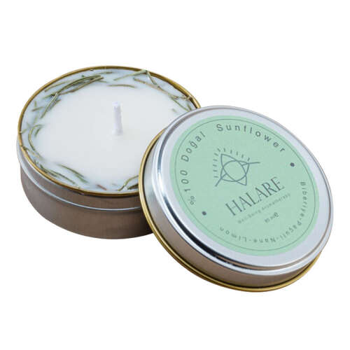 Halare Aromatherapy Biberiye-Paçuli-Nane-Limon Aromalı Mum 80 ml - Halare Aromatherapy