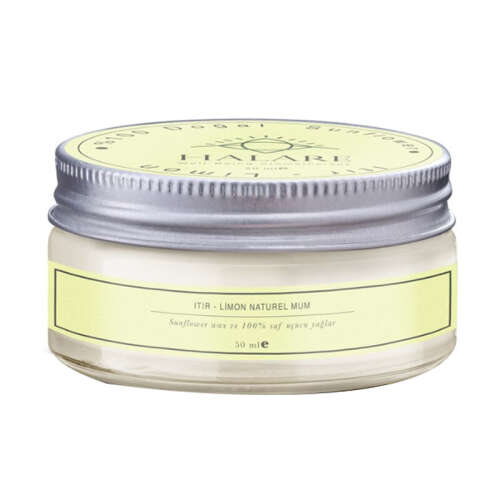 Halare Aromatherapy Itır ve Limon Aromalı Mum 50 ml - Halare Aromatherapy