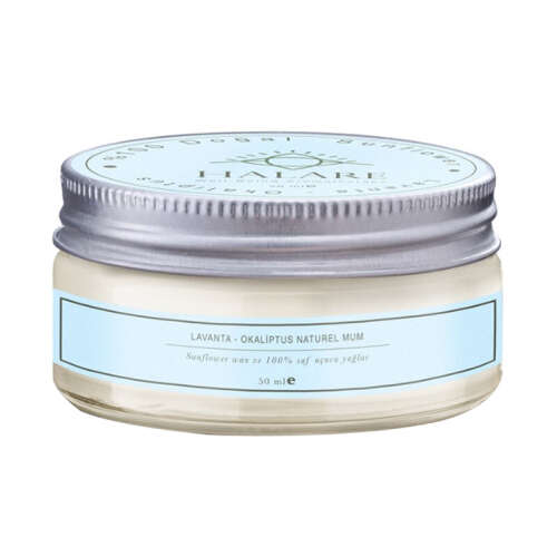 Halare Aromatherapy Lavanta - Okaliptus Aromalı Mum 50 ml - Halare Aromatherapy