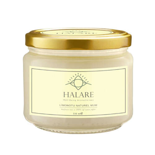 Halare Aromatherapy Limonotu Doğal Mum 330 ml - Halare Aromatherapy