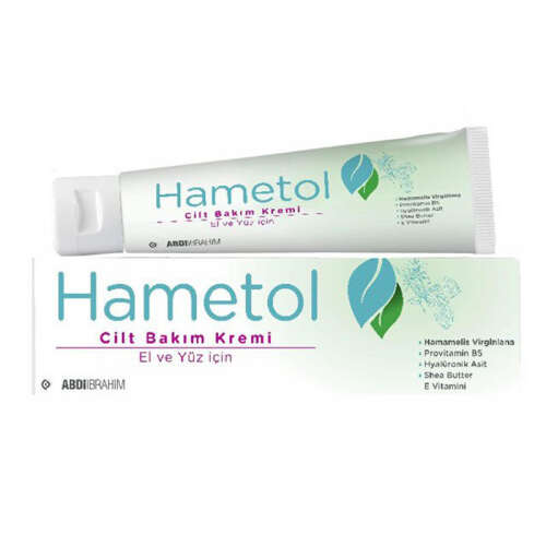 Hametol El ve Yüz İçin Cilt Bakım Kremi 30 g - Abdi İbrahim