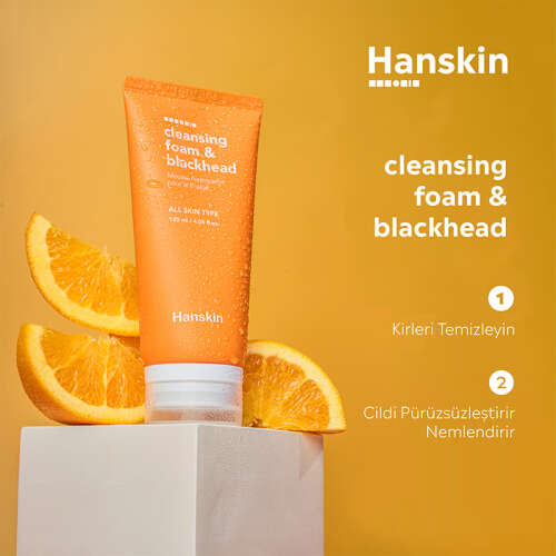 Hanskin Cleansing Foam Blackhead 120 ml - 4