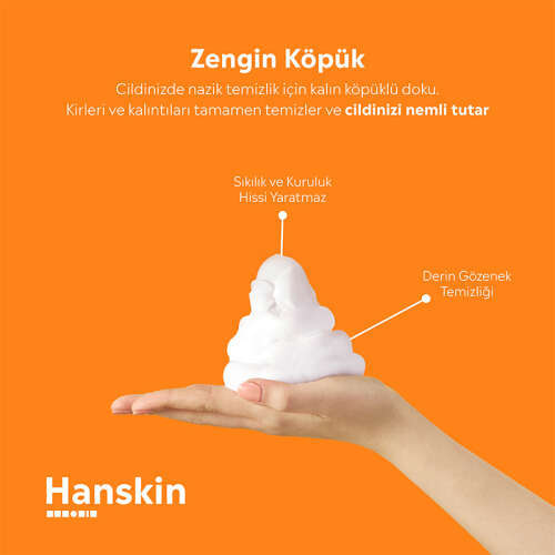 Hanskin Cleansing Foam Blackhead 120 ml - 3