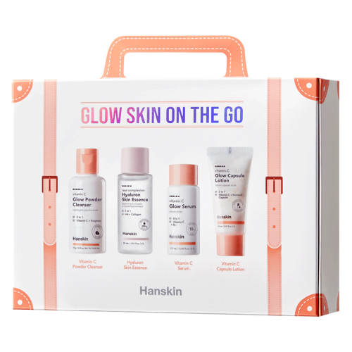 Hanskin Glow Skin On The Go Set - Hanskin