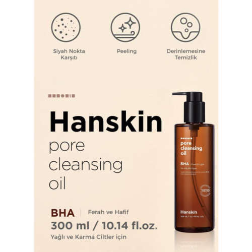 Hanskin Pore Cleansing Oil BHA 300 ml - 3