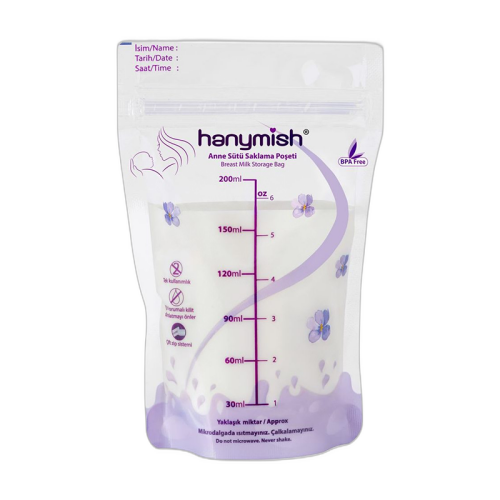 Hanymish Anne Sütü Saklama Poşeti 20 Adet 200 ml - Hanymish