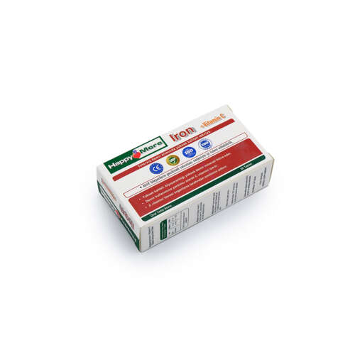 HappyMore Iron Vitamin C Takviye Edici Gıda 30 tablet - 6