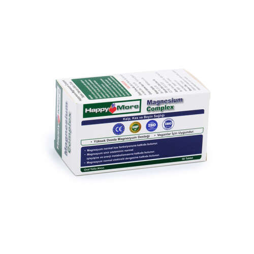 HappyMore Magnezyum Complex Takviye Edici Gıda 50 Tablet - 5