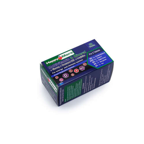 HappyMore Multivitamin & Mineral Takviye Edici Gıda 50 Tablet - 4