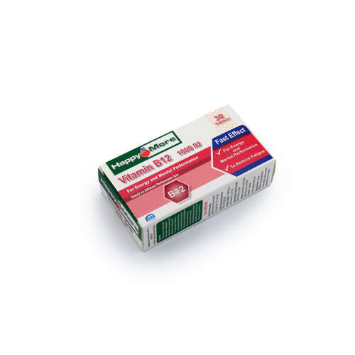 HappyMore Vitamin B12 Takviye Edici Gıda 30 Tablet - 5