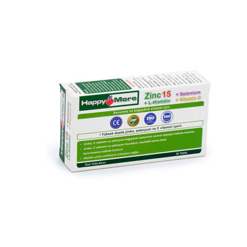 HappyMore Zinc Takviye Edici Gıda 30 Tablet - 5