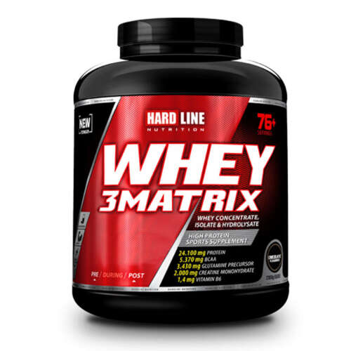 Hardline Whey 3 Matrix Çilek 2300 g - Hardline
