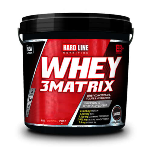 Hardline Whey 3 Matrix Protein Çikolata 4000 g - Hardline