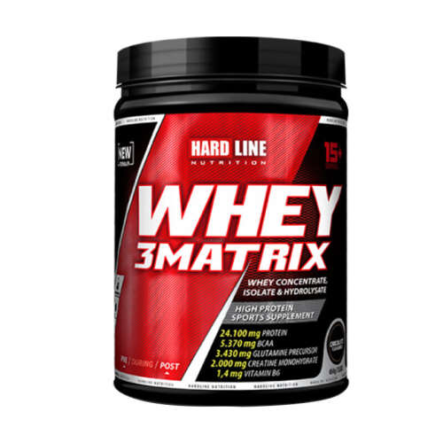 Hardline Whey 3Matrix Çikolata 454 g - Hardline