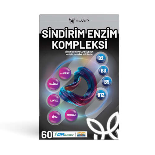 Haver Sindirim Enzim Kompleksi 60 Kapsül - Haver Farma