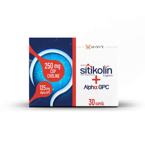 Haver Sitikolin Cognizin Alpha Gpc 30 Kapsül - Haver Farma