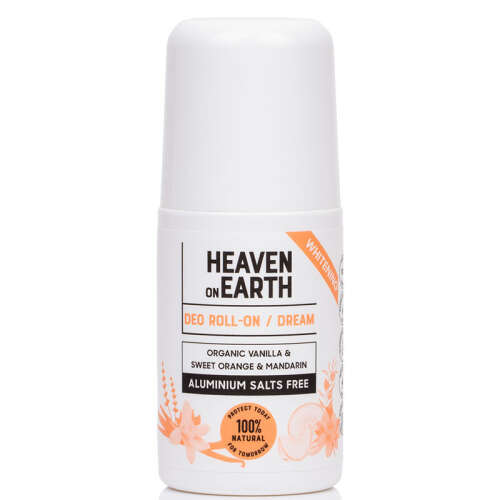 Heaven on Earth %100 Doğal Organik Beyazlatıcı Roll On Vanilyalı 50 ml - Heaven On Earth