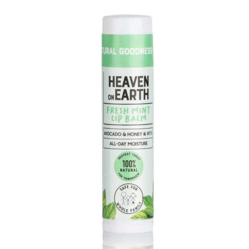 Heaven on Earth %100 Doğal Ve Organik İçerikli Lip Balm 5 gr - Fresh Mint - Heaven On Earth