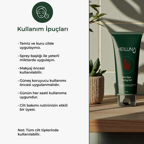 Heiluna Kırmızı Alg Peeling Jel 50 ml - 3