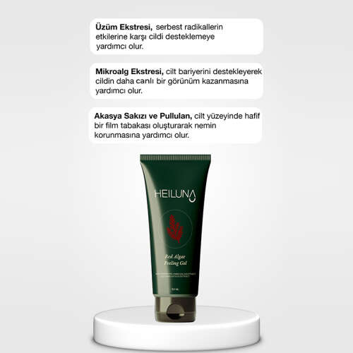 Heiluna Kırmızı Alg Peeling Jel 50 ml - 3