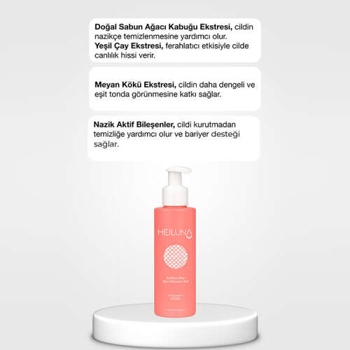 Heiluna Somon Yüz Temizleme Jeli 150 ml - 4
