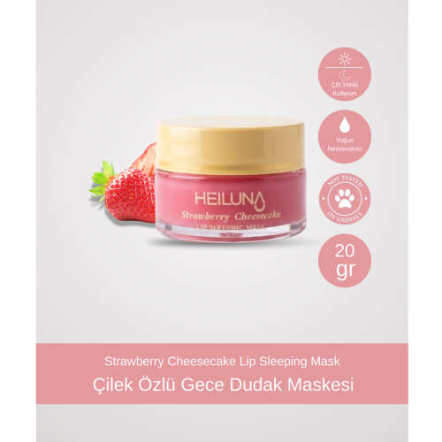 Heiluna Strawberry Cheesecake Lip Sleeping Mask 20 g Çilek - 2