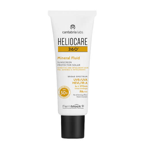 Heliocare 360 Mineral Fluid SPF+50 Güneş Koruyucu Krem 50 ml - Heliocare