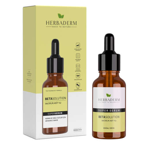 Herbaderm Beta Solution Arındırıcı Serum 30 ml - 1