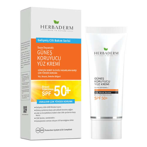 Herbaderm Güneş Kremi SPF50-75ml - Herbaderm