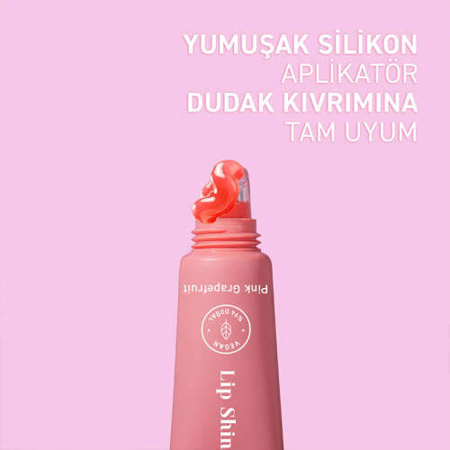 Herbaderm Lip Shine Balm - Pink Grapefruit 10 ml - 4