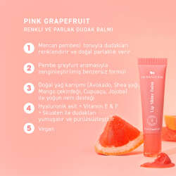Herbaderm Lip Shine Balm - Pink Grapefruit 10 ml - 7
