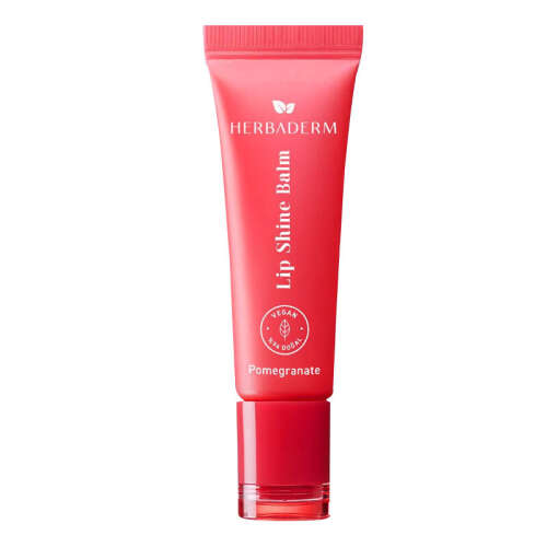 Herbaderm Lip Shine Balm - Pomegranate 10 ml - Herbaderm