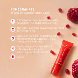 Herbaderm Lip Shine Balm - Pomegranate 10 ml - 7