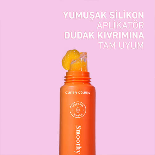 Herbaderm Smoothy Kiss Lip Scrub - Mango Gelato 15 ml - 4