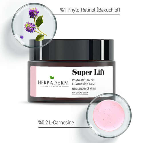 Herbaderm Super Lift Nemlendirici Krem 50 ml - 2