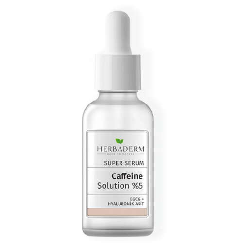 Herbaderm Super Serum Caffeine Solution %5 Göz Çevresi Serumu 30 ml - Herbaderm