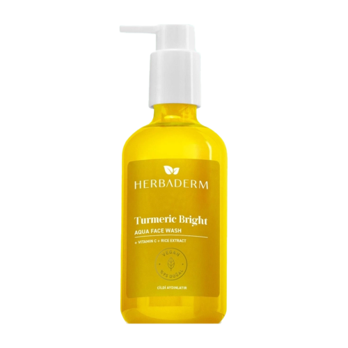 Herbaderm Turmeric Bright Aqua Face Wash 250 ml - Herbaderm