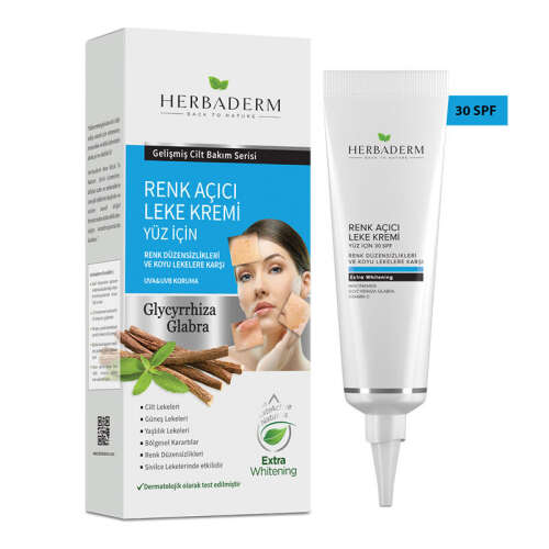 Herbaderm Yüz için Renk Açıcı Leke Kremi 55 ml - 1