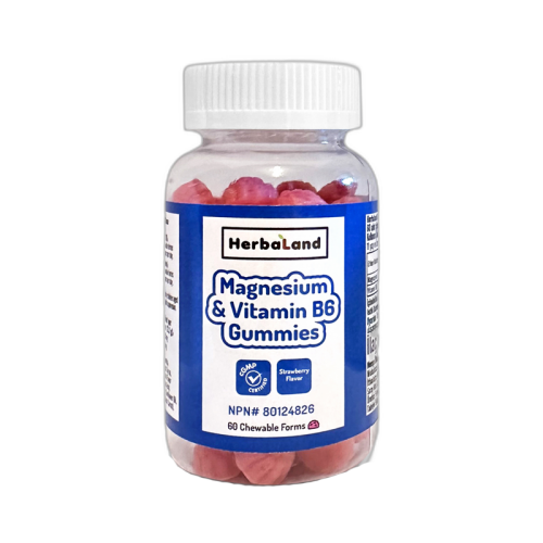 Herbaland Gummies Magnezyum ve Vitamin B6 60 Tablet - Herbaland